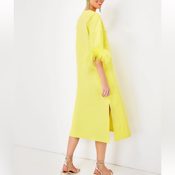 Citron Feather Jamie Dress Tuckernuck NEW - Picture 5 of 13